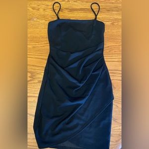 This is a black homecoming dress